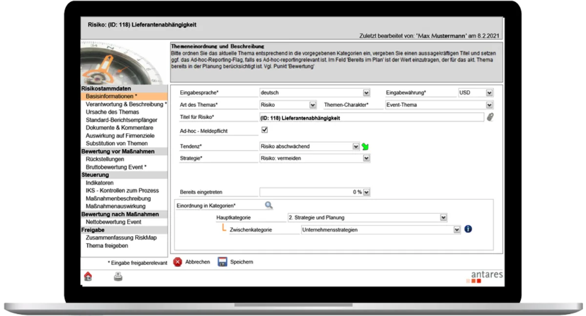 Risk management: Basic information